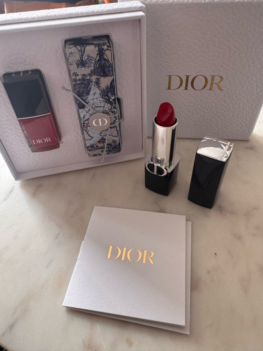 Dior // Lipstick & Nail Gift Set